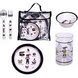 5 Piece Lunch Set Baby Cie Pirates Colorful Melamine Baby Dinnerware