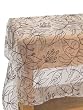 Pack of 4 Urban Fusion Sheer White Botanical Pattern Tablecloths