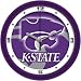 Kansas State Wildcats NCAA Dimension Wall Clock