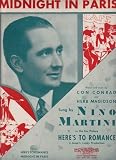 Midnight In Paris - song from the Fox picture "Heres to Romance" - piano/vocal