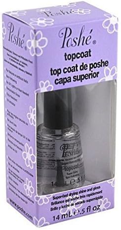 Poshe Super Fast Drying Shine and Gloss Top Coat - 0.5 Oz by Poshe