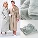 Terry Bathrobe & Heavy and Soft Towel Set (Terry Bathrobe, Bath Towel, Hand Towel, Wash Cloth)