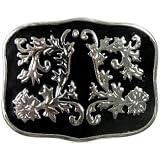 Black WESTERN PLAQUE Belt Buckle by BodyCandy