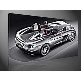 Photo sur toile SLR MCLAREN SIDE tirage d'art comme image murale de Tom Harris amazonfr, TENDUS SUR CH�SSIS 100x50cm #e2465