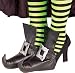 First Fantasies Womens Std (Up To Sz 9)- Funky Witch Shoe Covers