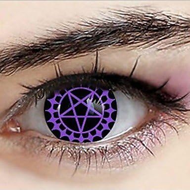 Black Butler Ceil Phantomhive Demonic Pact Cosplay Contact Lenses(1 Pair)