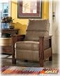 Prairie View Durapella Bark High Leg Recliner By Ashley Furniture
