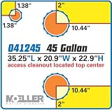 Moeller Marine Waste Tank (45-Gallon)