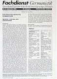 Fachdienst Germanistik