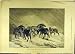 1878 Snow-Storm Steppes Russian Horses Animal Print