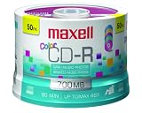 Maxell 700 MB Color 50pk CD-Recordable Discs (50-Pack)