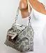 Coach Lurex Signature C Satchel Shoulder Bag Handbag Purse Style 15861 ~ Dove Gray