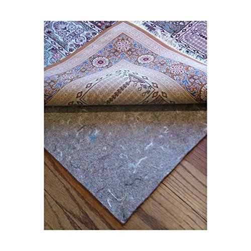 6' Round Rug Pads for Less(TM) Super Premium Dense 100% Felt Jute 1/3