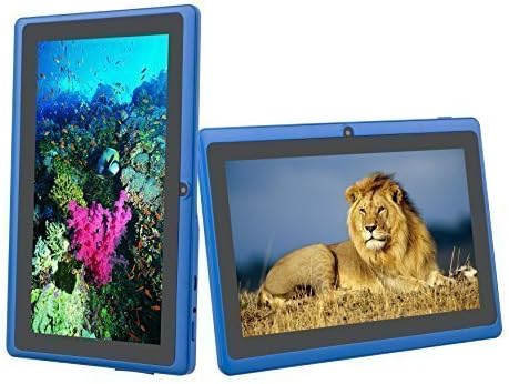 ColaPad 7" Inch Quad Core DDR3 8G 1024*600 HD Resolution Dual Camera Android 4.4 KitKat 5 Point Capactive Touchscreen Google Play   Pre-loaded 3D-Game Supported External 3G Dongle Tablet PC Blue