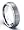 7 mm Tungsten Carbide Ring With Laser Etched Cross Design Size 8