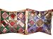 2 State green Purple Tribal India Vintage Sari Toss Pillow Cushion Covers