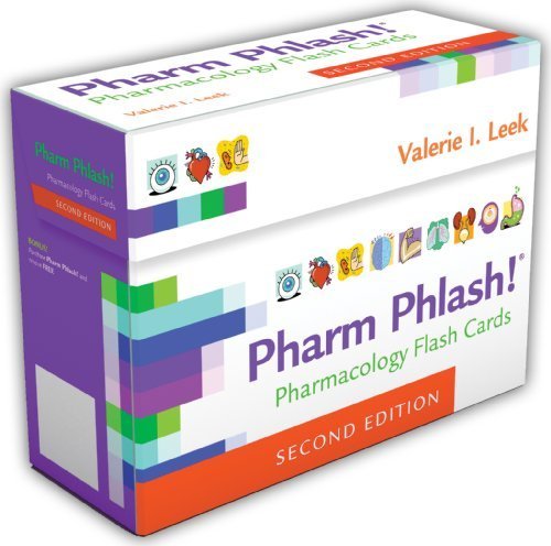 Pharm Phlash Cards!: Pharmacology Flash Cards 2nd Edition by Leek MSN RN CMSRN, Valerie I. (2013) Cards