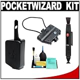 Hildozine Transceiver Caddy + Hildozine Storage Jacket + Precision Design Cleaning Kit for PocketWizard MultiMax and PLUS II Wireless Transceiver