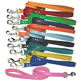 Leather Brothers 4 Ft Signature Leather Dog Leash