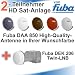 Fuba DAA 850 HD Sat Anlage - 2 Teilnehmer (DEK 206) - Sat Anlage bestehend aus Fuba DAA 850 in Ihrer Wunschfarbe + Fuba DEK 206 Twin LNB