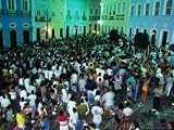 A Crowd of People Gathered to Watch Popular Local Drumming Group, Olodum, Brazil Photographic Poster Print by John Maier Jr., 16x12