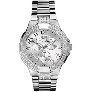 GUESS G12557L Stainless Steel Bracelet Watch - Silver