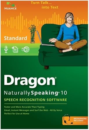 Dragon NaturallySpeaking Standard 10.0 (PC DVD)