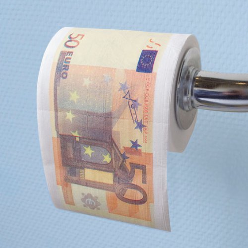 Toilettenpapier 50 Euro-Schein