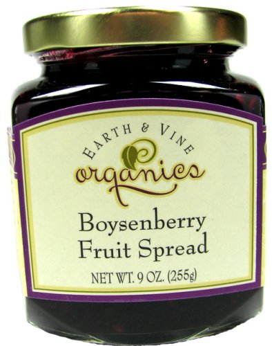 Earth & Vine Organics Boysenberry Fruit Spread 9 oz. by Earth & Vine