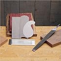 Crown 376 Cabinet Scraper Set, 3-Piece, 2-1/2-Inch by 5-Inch, Gooseneck, Curved