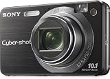 Sony Cybershot DSCW170/B 10.1MP Digital Camera with 5x Optical Zoom with Super Steady Shot (Black)