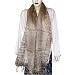 Pure Silk Neck Scarf Brown Rectangular 28 " x 80 " (psrf089)