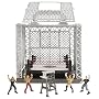 WWE Micro Aggression The Cell with 4 Figures