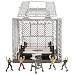WWE Micro Aggression The Cell with 4 Figures