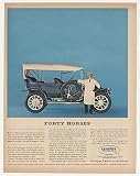 1963 Kemper Insurance Forty Horses 1912 Car Print Ad