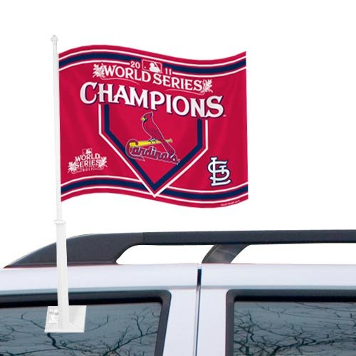 St. Louis Cardinals 2011 World Series Champions Car Flag - ()