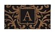 Classic Design Coconut Fiber Monogram Doormats