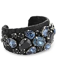 TED ROSSI "JAmour Noir" Python JAmour Glamour Cuff Bracelet