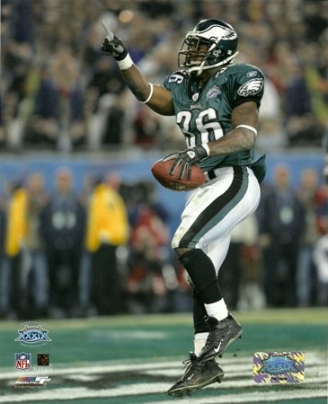 Brian Westbrook Philadelphia Eagles Super Bowl XXXIX 8x10 Photo
