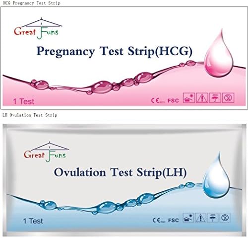 Greatfuns Combo 15 LH Ovulation & 5 HCG Pregnancy Test Strips
