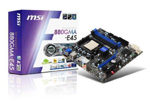 MSI AM3 USB 3.0 + SATA 6Gb/s 880G Chipset AMD Motherboard 880GMA-E45
