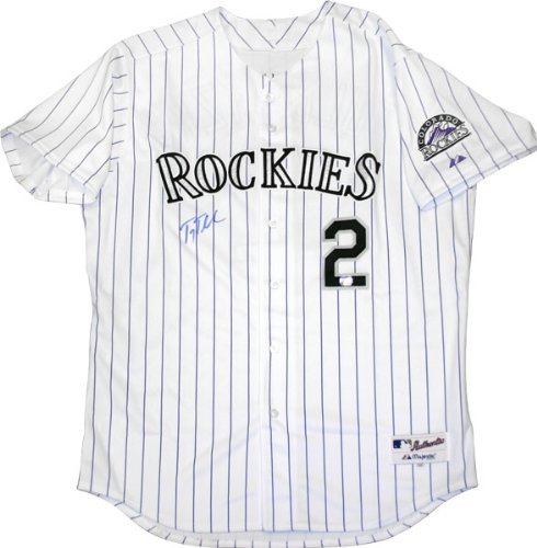 Troy Tulowitzki Autographed Jersey | Details: Colorado Rockies, Majestic