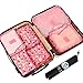 OEE 6 Set Travel Organizers Packing Cubes Luggage Organizers Compression Pouches