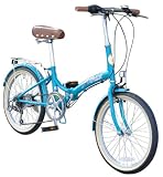 マイパラス インディアン 折畳自転車20インチ ID-B30-TQ ターコイズ