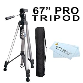 Professional PRO 72" Super Strong Tripod With Deluxe Soft Carrying Case For The Kodak Zi8 Video Camera