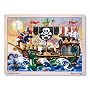 Melissa & Doug Deluxe Wooden 48-Piece Jigsaw Puzzle - Pirates