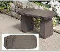 15" Leave a Path Cast Stone Memorial Garden Bench