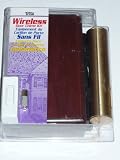 Trine Wood Wireless Door Chime Kit (Rich Mahogany Finish & Brass Tone)