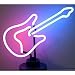 Neon Lamp Light Rock and Roll Guitar Blue/purple/pink 13.5