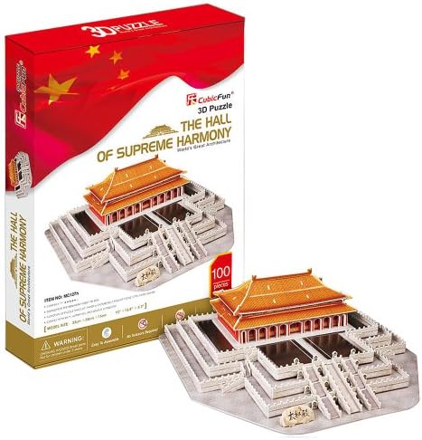 Hall of Supreme Harmony of 3D three-dimensional puzzle Forbidden City (japan import)